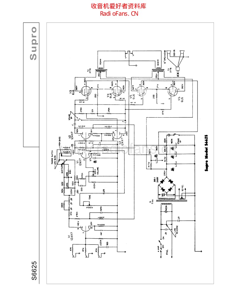 Valco_supro_s6625 电路图 维修原理图.pdf_第1页