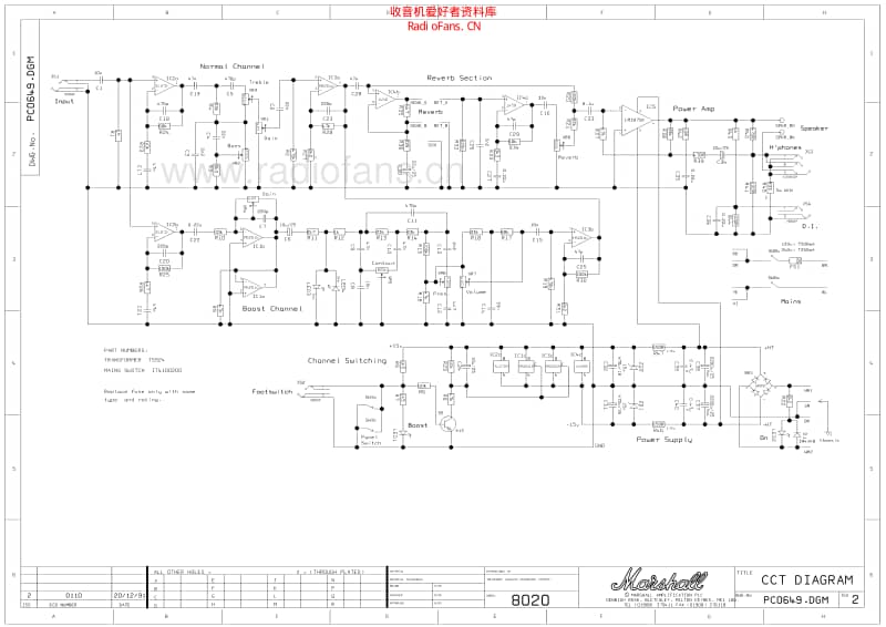 Marshall_valvestate20_20w_8020 电路图 维修原理图.pdf_第1页