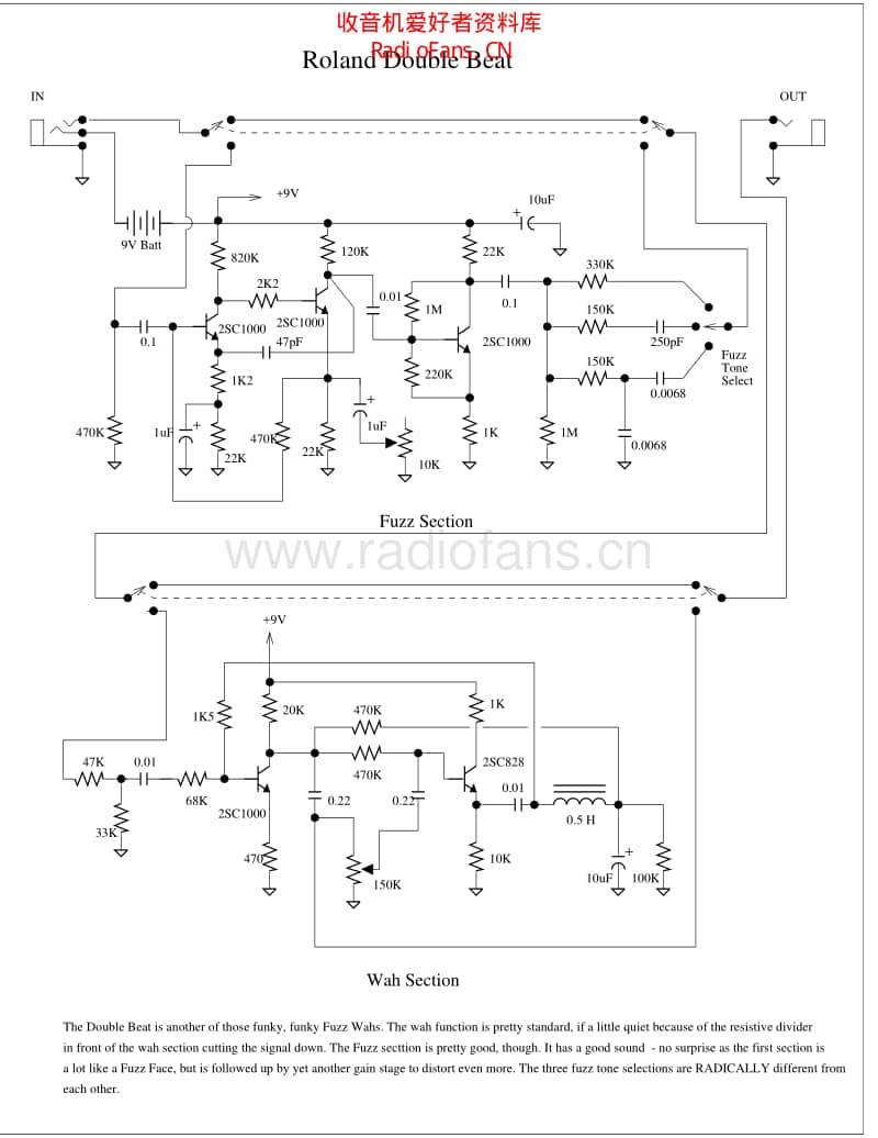 Roland_doublebeat 电路图 维修原理图.pdf_第1页