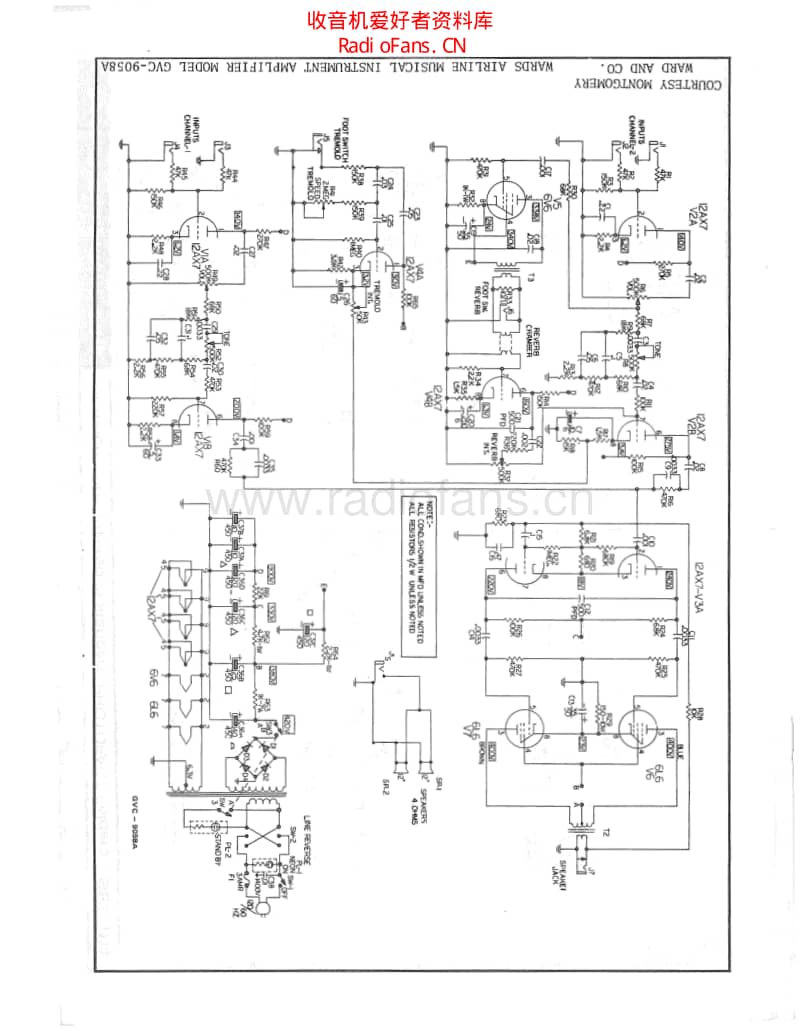 Valco_airline_wards_gvc_9058a 电路图 维修原理图.pdf_第1页