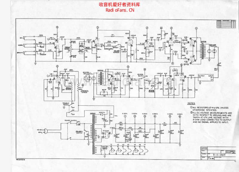 Supro_thunder1_reverb 电路图 维修原理图.pdf_第1页