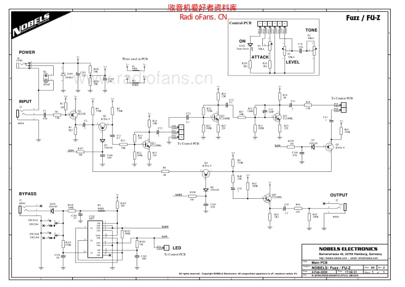 Nobels_fuz_fuzz 电路图 维修原理图.pdf_第1页