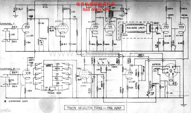 Selmer_selectortone_twin 电路图 维修原理图.pdf_第1页