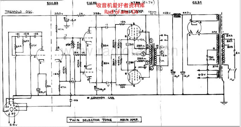 Selmer_selectortone_twin 电路图 维修原理图.pdf_第2页