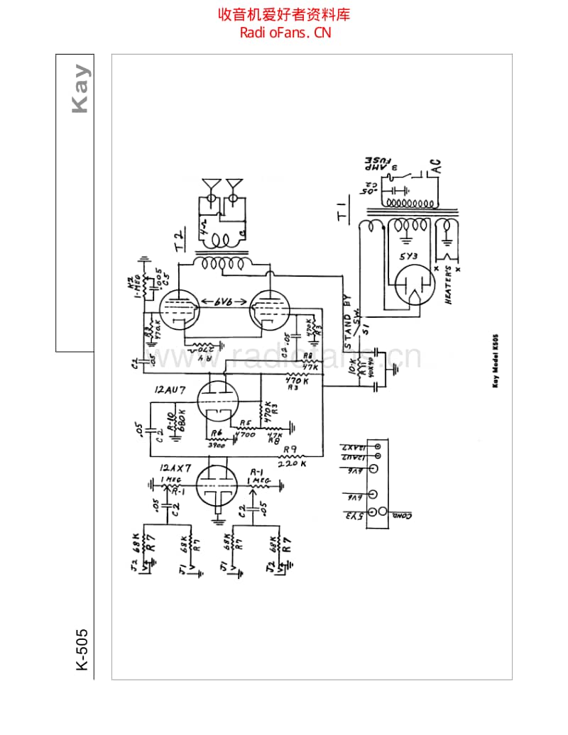 Kay_505 电路图 维修原理图.pdf_第1页