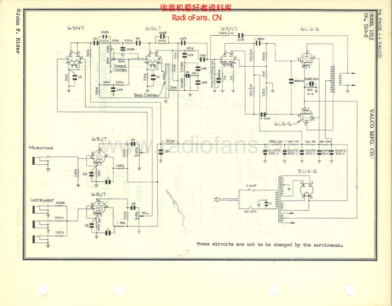 National_1215_early1950s 电路图 维修原理图.pdf_第1页