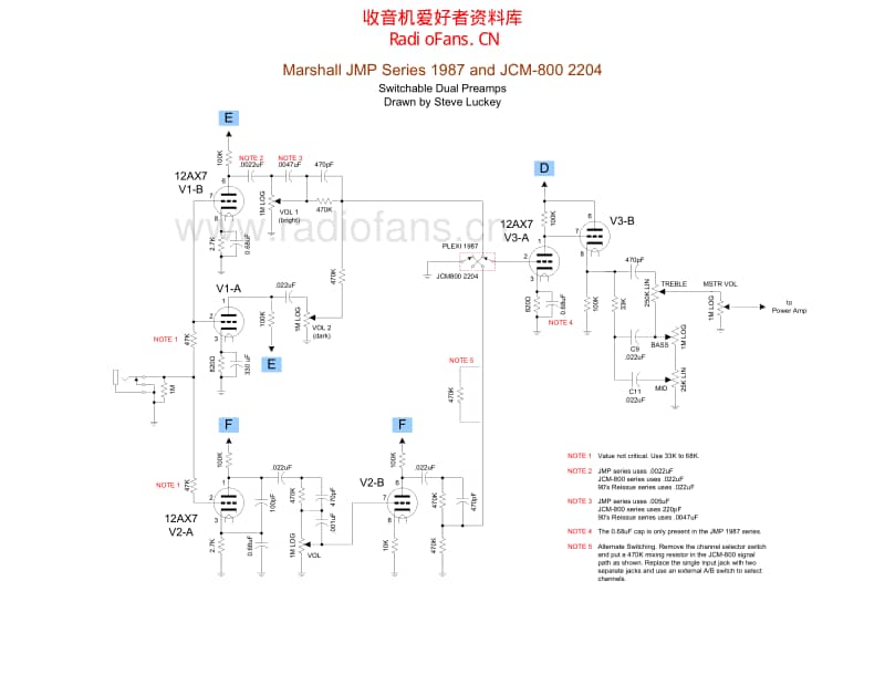 Marshall_Dual_50 电路图 维修原理图.pdf_第1页