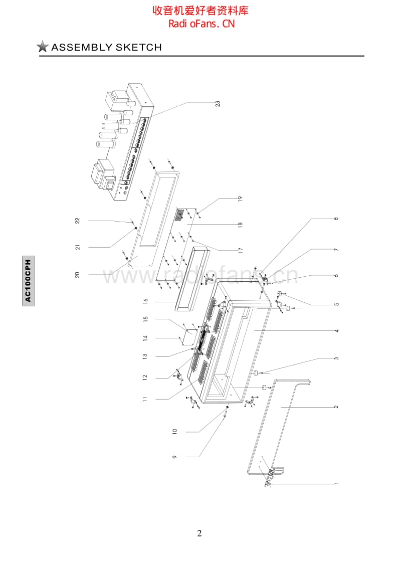 Vox_ac100cph 电路图 维修原理图.pdf_第2页