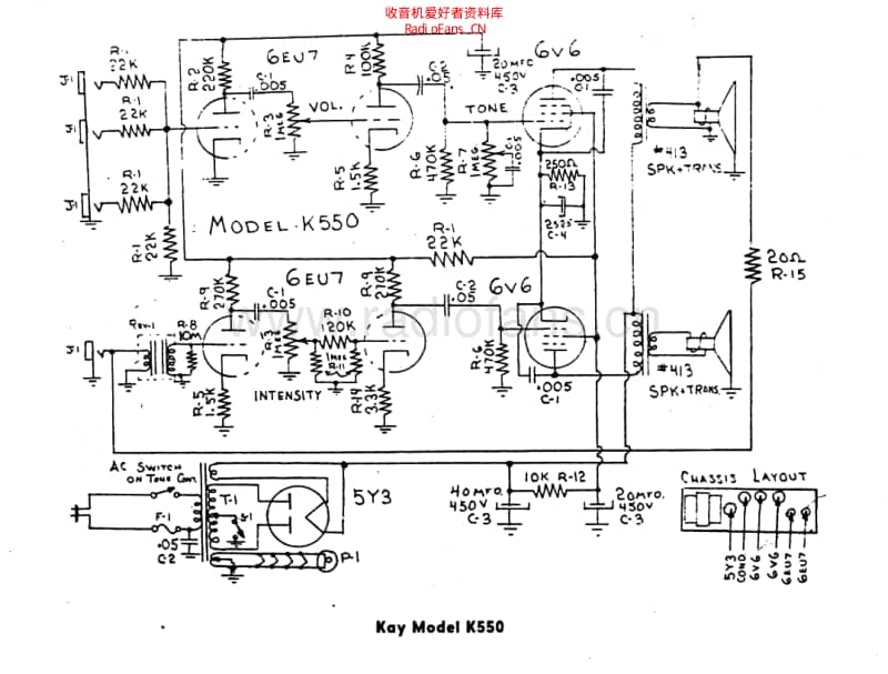 Kay550 电路图 维修原理图.pdf_第1页