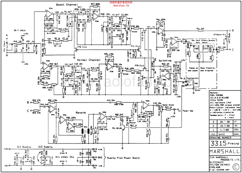 Marshall_150w_3315_5150 电路图 维修原理图.pdf_第1页