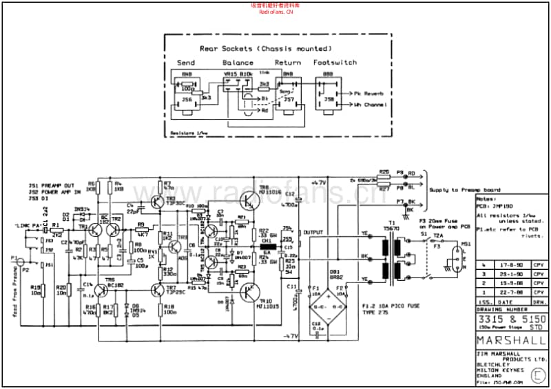 Marshall_150w_3315_5150 电路图 维修原理图.pdf_第2页