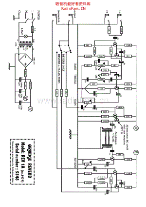 Orange_reverb_solidstate 电路图 维修原理图.pdf