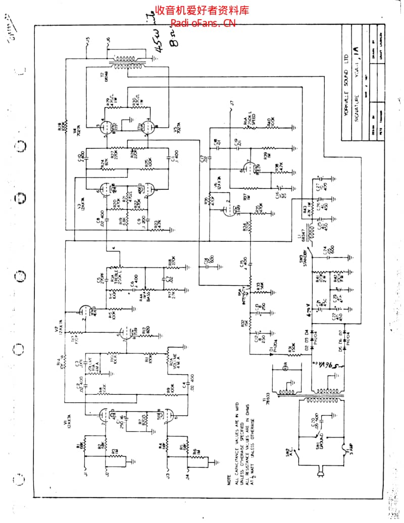 Traynor_signature_yga1 电路图 维修原理图.pdf_第2页