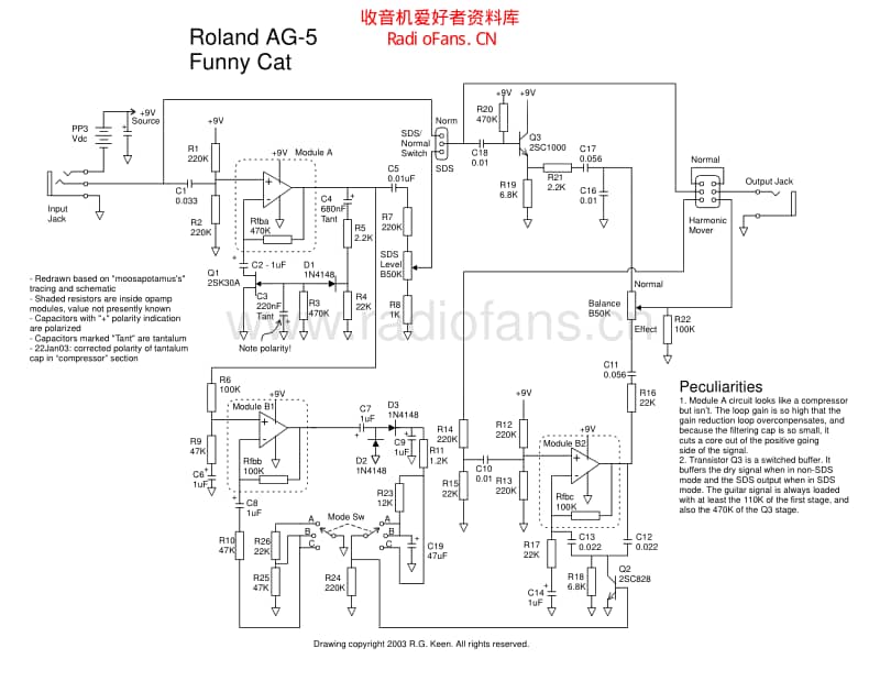 Roland_funny_cat_schematic 电路图 维修原理图.pdf_第1页