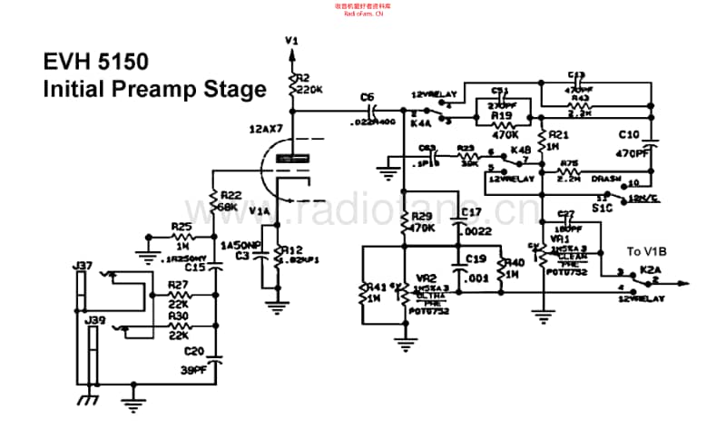 Peavey_evh5150 电路图 维修原理图.pdf_第1页