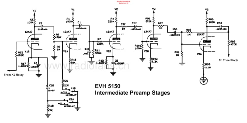 Peavey_evh5150 电路图 维修原理图.pdf_第2页