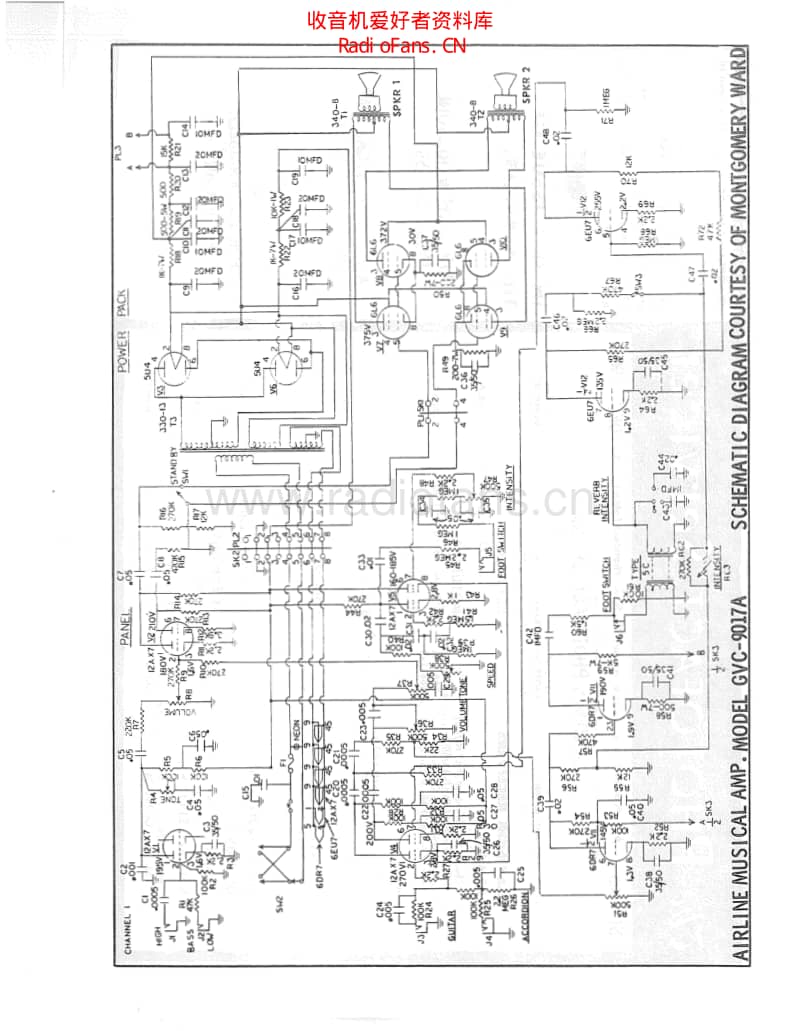 Valco_airline_wards_gvc_9017a 电路图 维修原理图.pdf_第1页