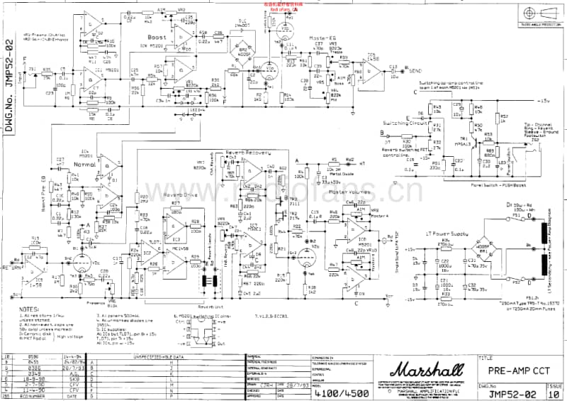 Marshall_jcm900_dualrev_100w_4100 电路图 维修原理图.pdf_第2页