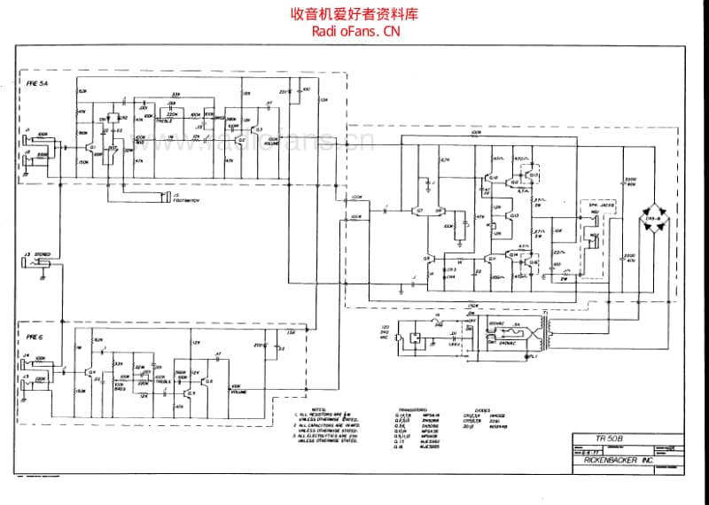 Rickenbacker_tr50b 电路图 维修原理图.pdf_第1页