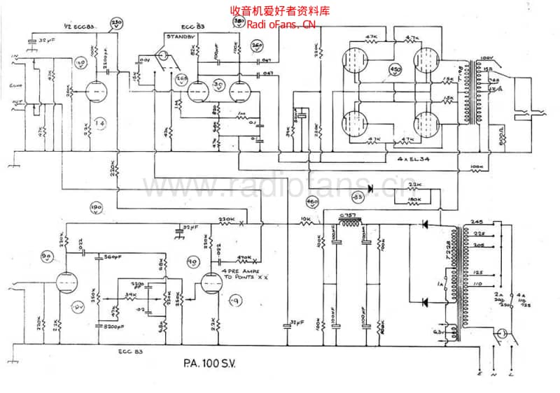 Selmer_pa100sv 电路图 维修原理图.pdf_第1页