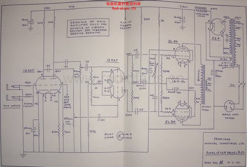 Vox_ac_1_ac15_1958 电路图 维修原理图.pdf_第1页