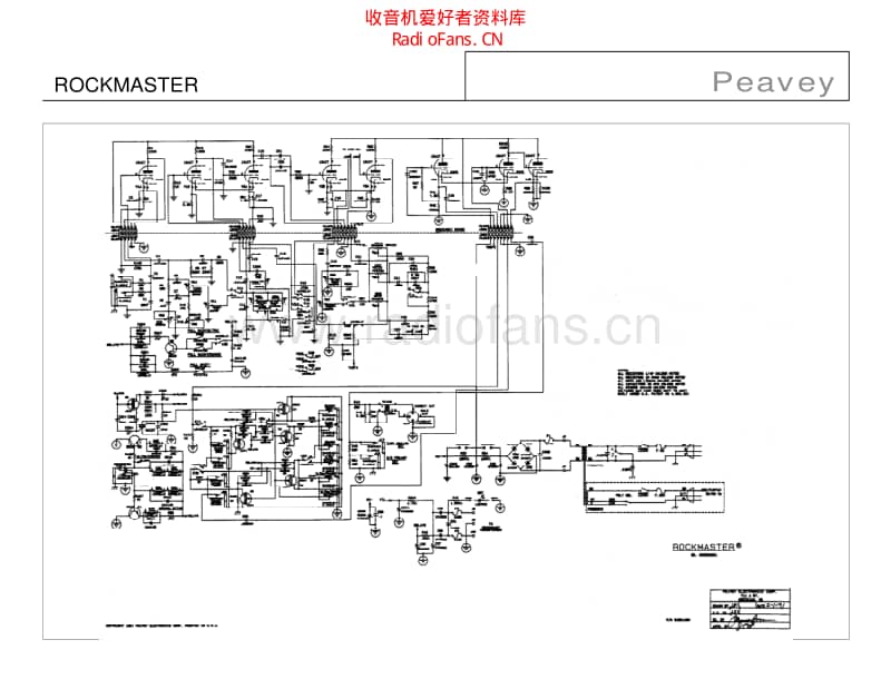 Peavey_rockmaster 电路图 维修原理图.pdf_第1页