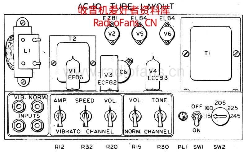 Vox_ac10tube 电路图 维修原理图.pdf_第1页