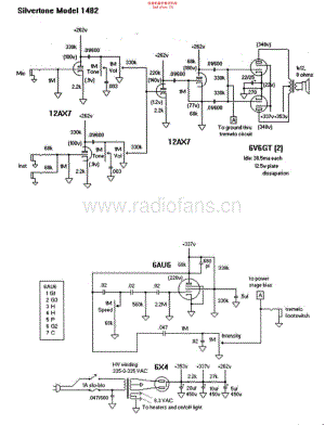 Silvertone1482scan 电路图 维修原理图.pdf