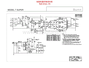Sunn_model_t_super 电路图 维修原理图.pdf