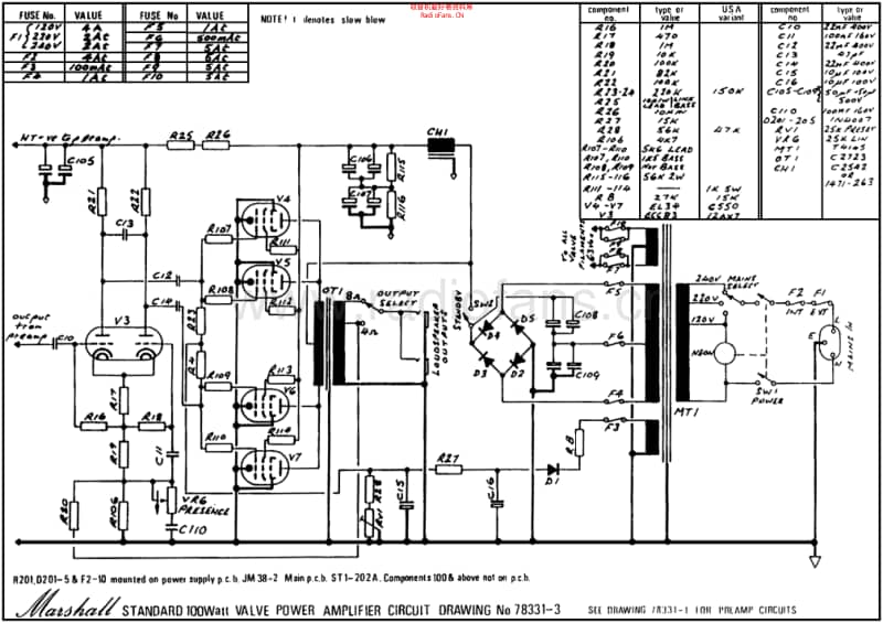 Marshall_jmp_lead_50w_100w 电路图 维修原理图.pdf_第3页