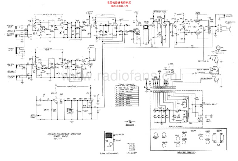 Magnatone_m10a 电路图 维修原理图.pdf_第1页