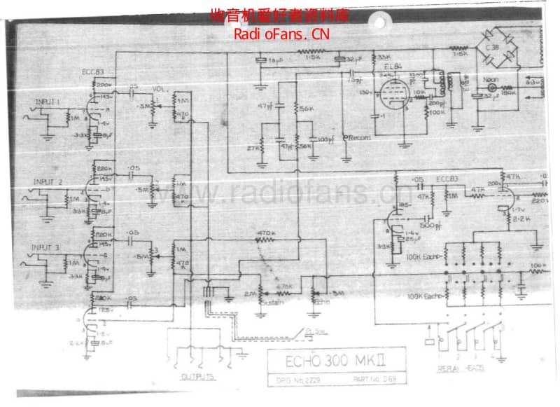 Selmer_echo_300_mkii 电路图 维修原理图.pdf_第1页