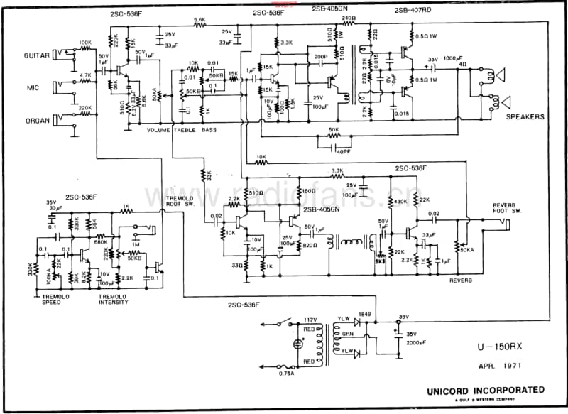 Univox150rx 电路图 维修原理图.pdf_第1页