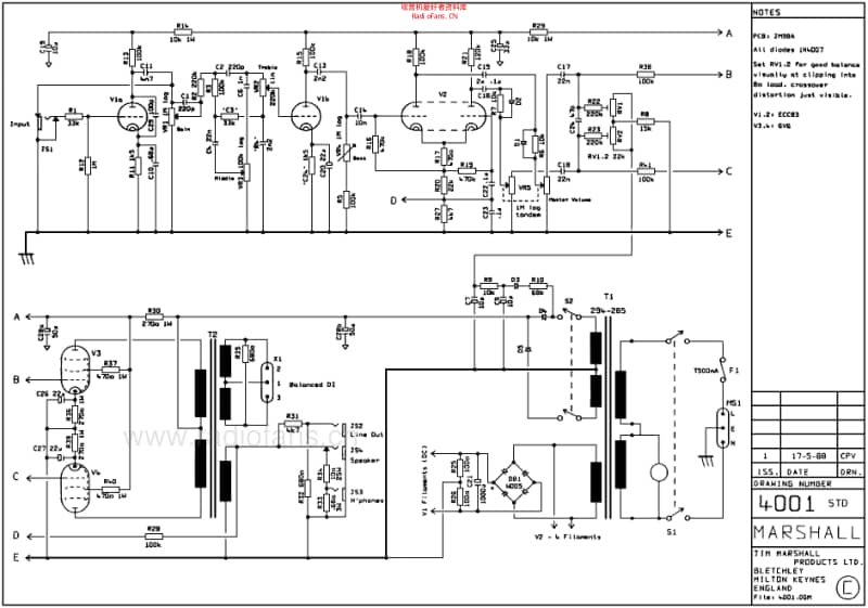 Marshall_jcm800_studio15_15w_4001 电路图 维修原理图.pdf_第2页