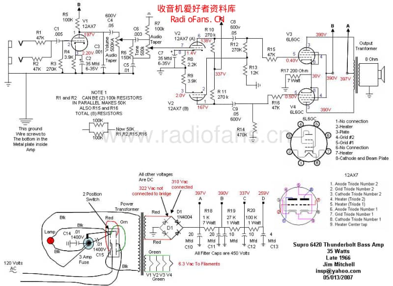 Supro_6420 电路图 维修原理图.pdf_第1页