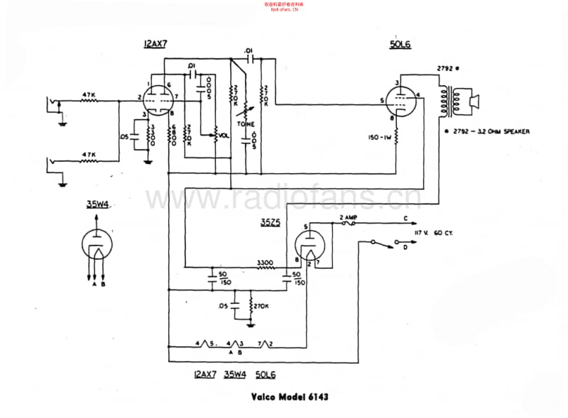 Valco_6143 电路图 维修原理图.pdf_第1页