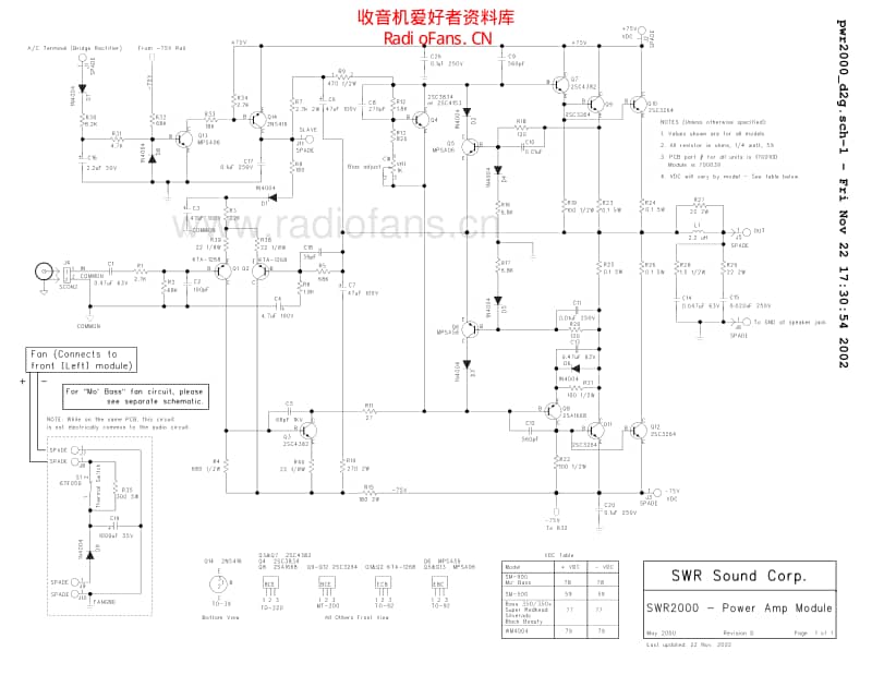 Swr_pwr2000_module 电路图 维修原理图.pdf_第1页