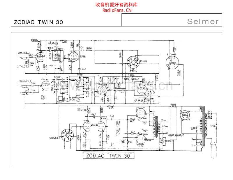 Selmer_zodiac_twin_30_50 电路图 维修原理图.pdf_第1页