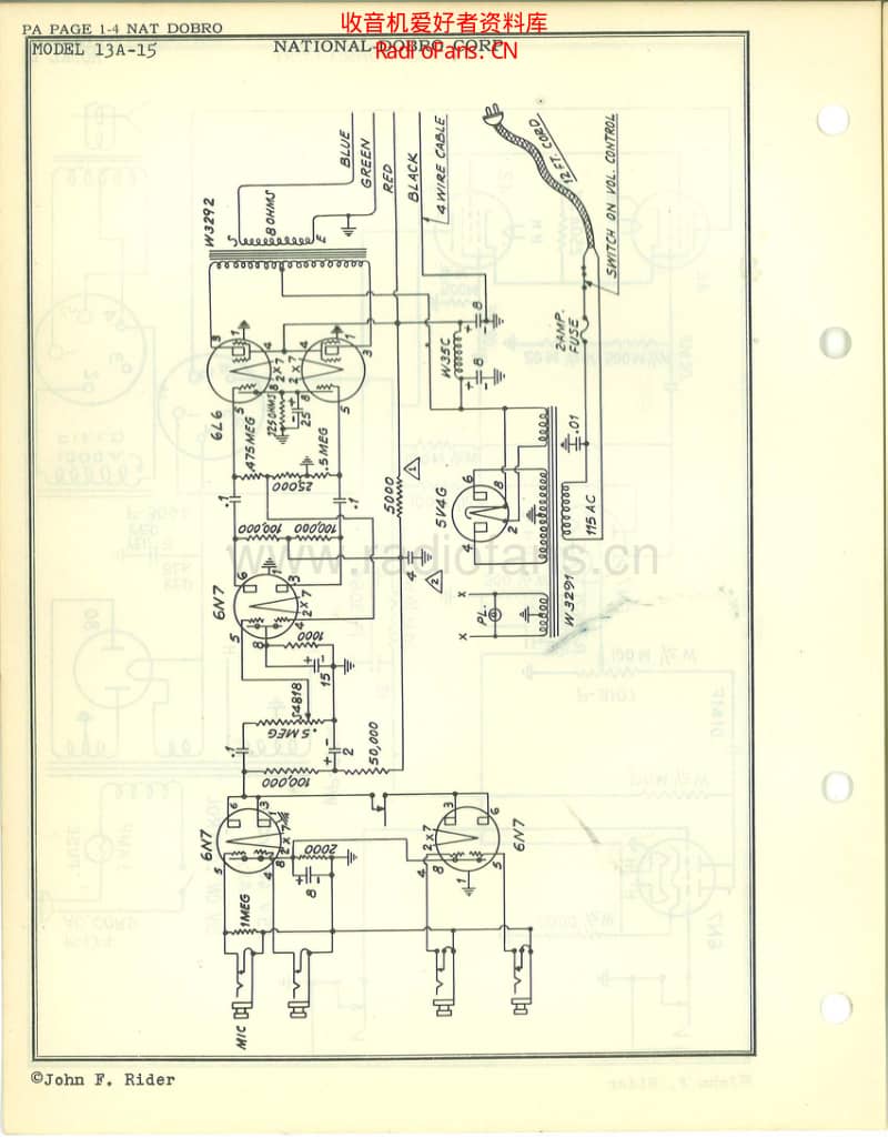 Valco_national_dobro_13a_15 电路图 维修原理图.pdf_第1页