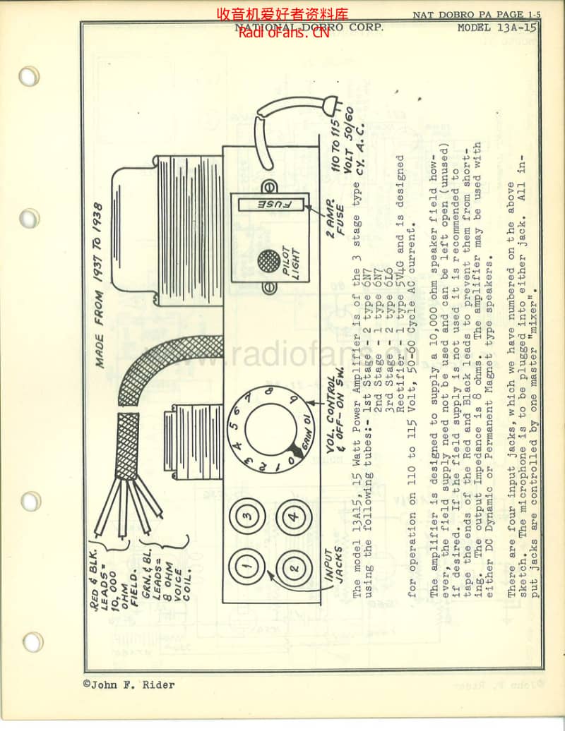 Valco_national_dobro_13a_15 电路图 维修原理图.pdf_第2页