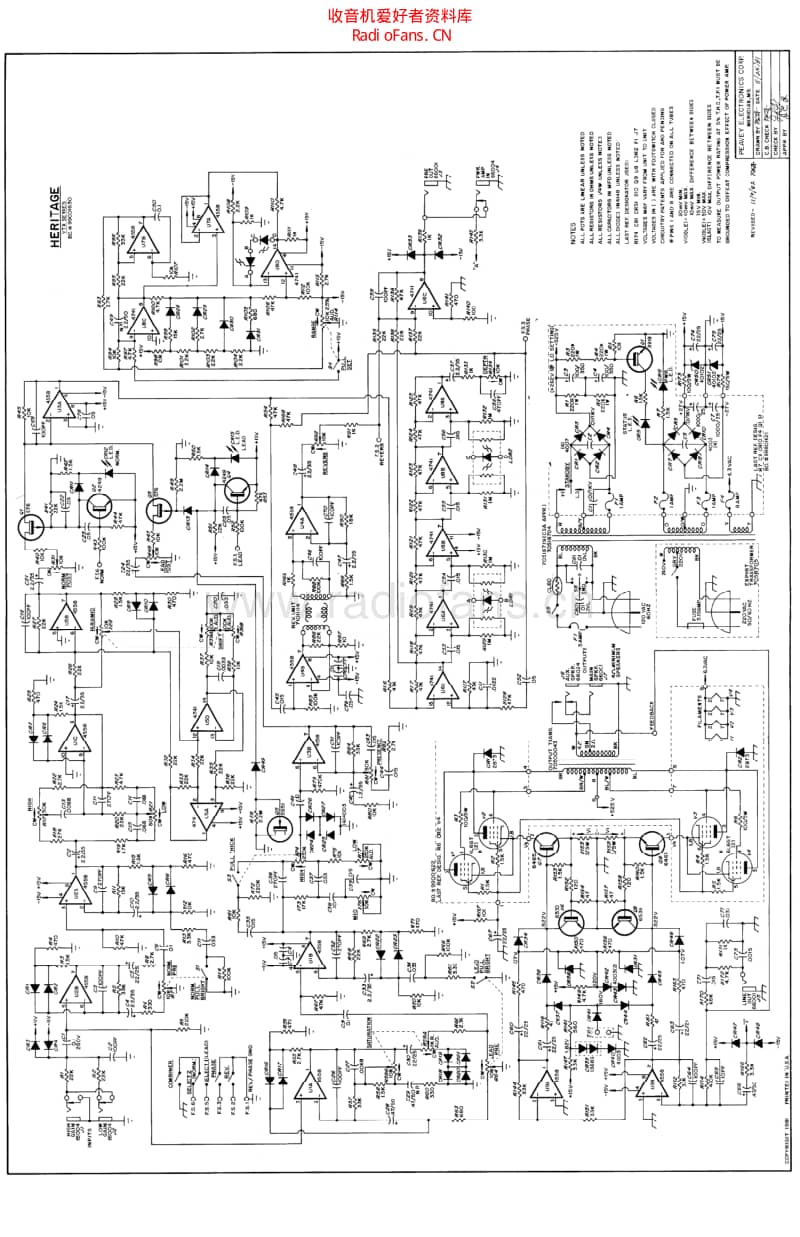 Peavey_heritage_vtx 电路图 维修原理图.pdf_第1页