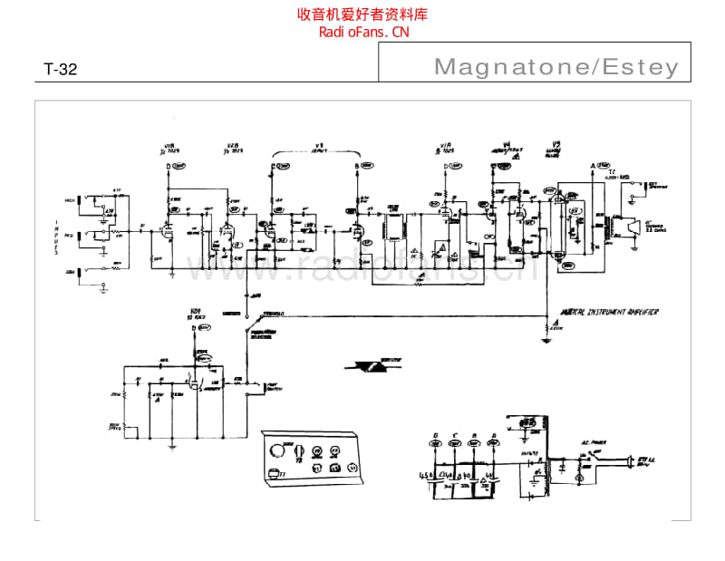 Magnatone_estey 电路图 维修原理图.pdf_第3页