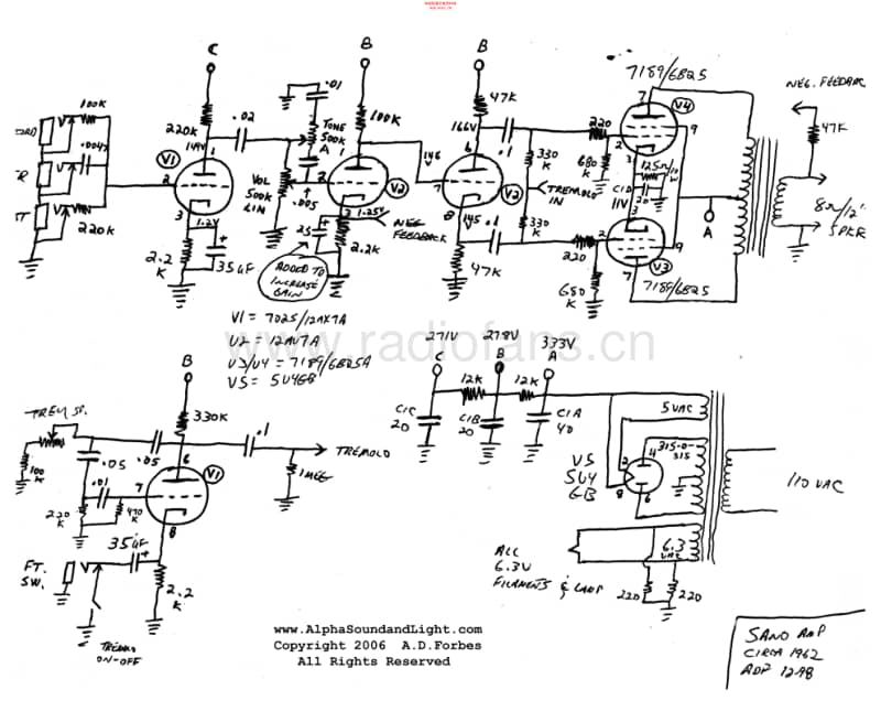 Sano_1962 电路图 维修原理图.pdf_第1页