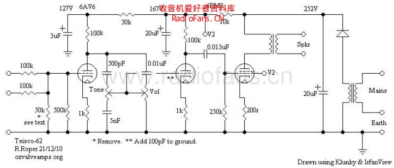 Teisco_62 电路图 维修原理图.pdf_第1页