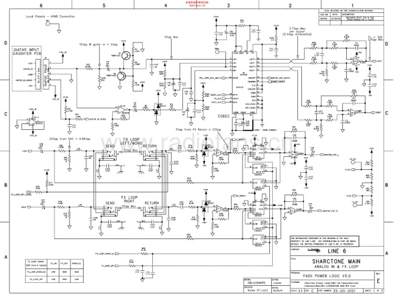 Line6_flextone_3_combo_schematics 电路图 维修原理图.pdf_第1页