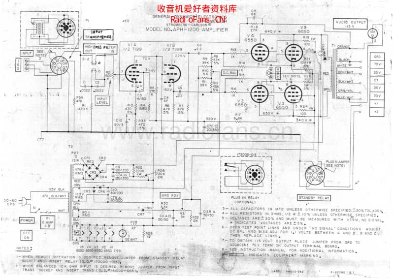 Stromberg_carlson_aph1200 电路图 维修原理图.pdf_第1页