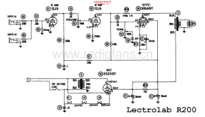 Lectrolab_r200 电路图 维修原理图.pdf