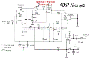 Mxr_noisegate 电路图 维修原理图.pdf