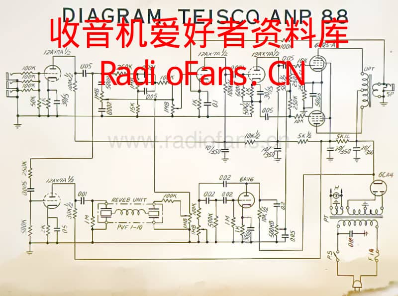 Teisco_anp_88 电路图 维修原理图.pdf_第1页