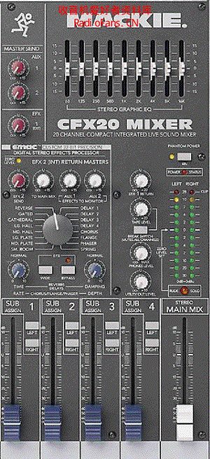 Mackie_cfx20_mixer 电路图 维修原理图.pdf